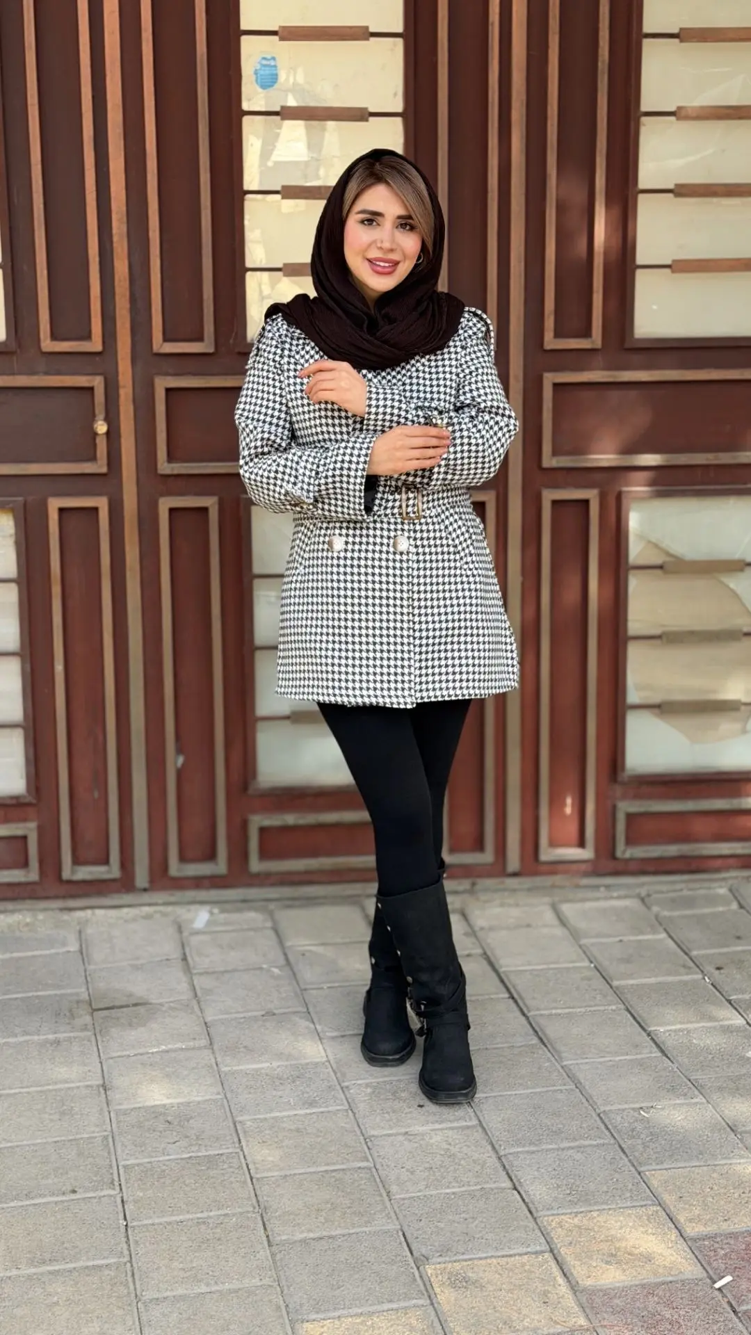 پالتو چهارخونه 4دکمه_شعبه دوم